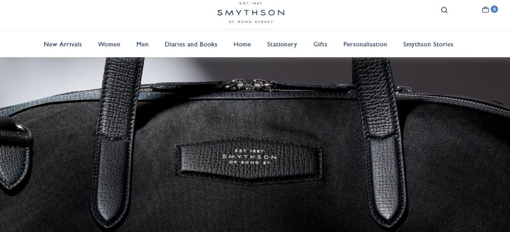 Smythson, fabricant de sacs en cuir au Royaume-Uni