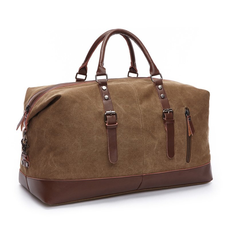 Large Leather Duffle Bag