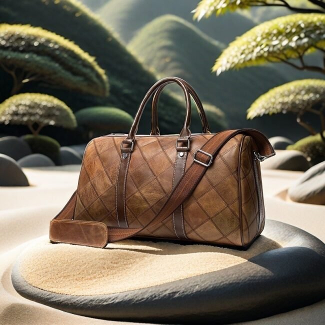 Leather Duffle Bag Ready To ship
