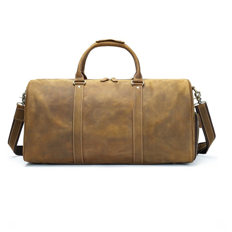 Mens Leather Duffle Bag