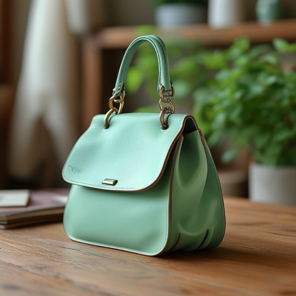 Mint Green Tote Bag